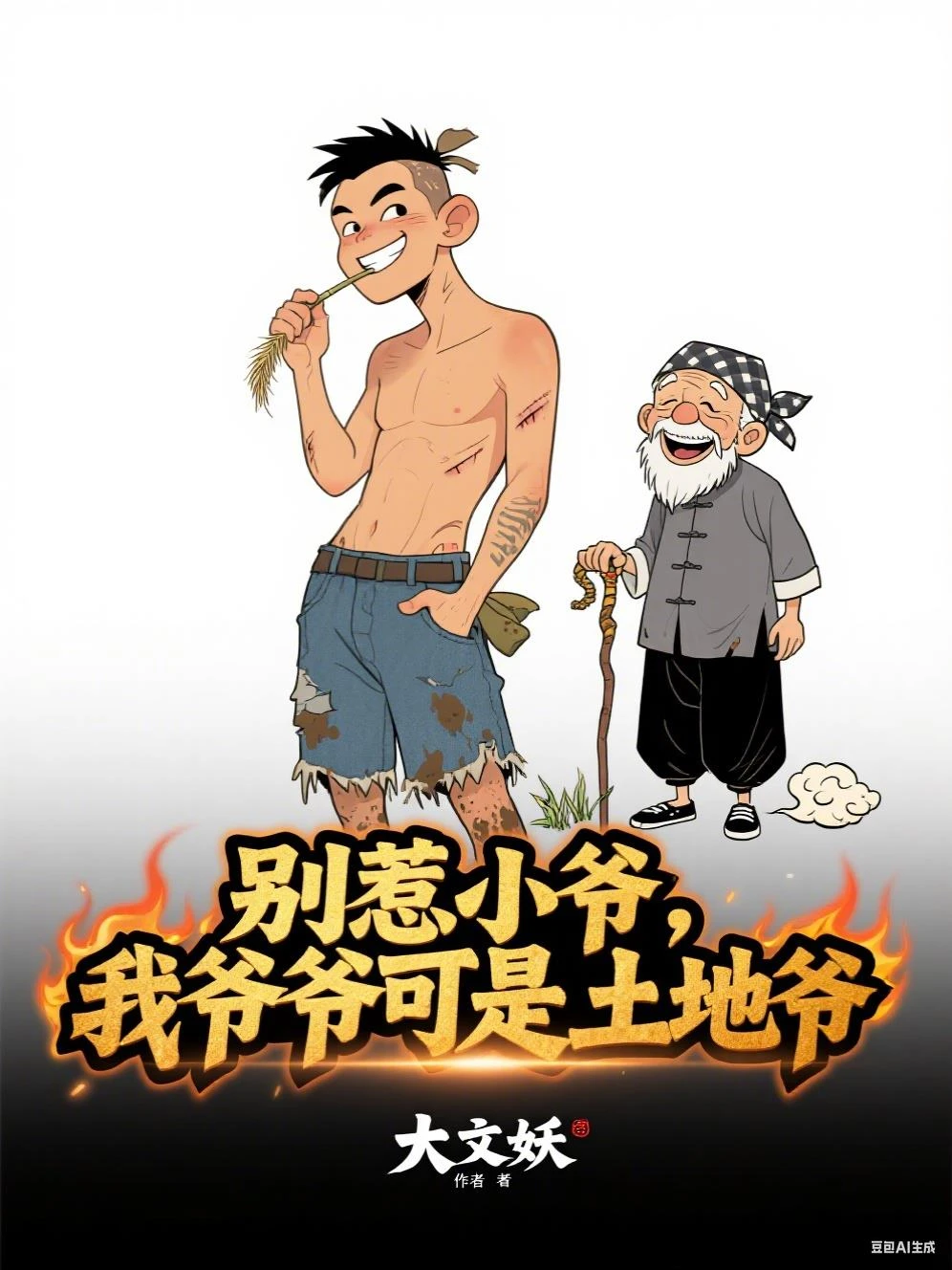 別惹小爺,我爺爺可是土地爺