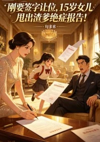 剛要簽字讓位，15歲女兒甩出渣爹絕症報告！